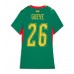 Senegal Pape Gueye #26 Dámské Venkovní Dres MS 2026 Krátkým Rukávem Senegal Pape Gueye #26 Dámské Venkovní Dres MS 2026 Krátkým Rukávem